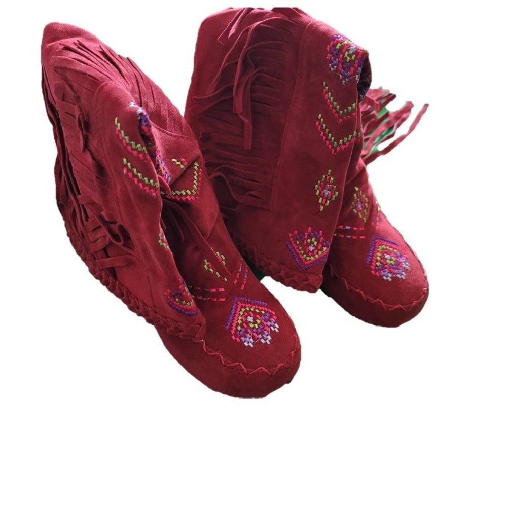 Fancy boots suede
